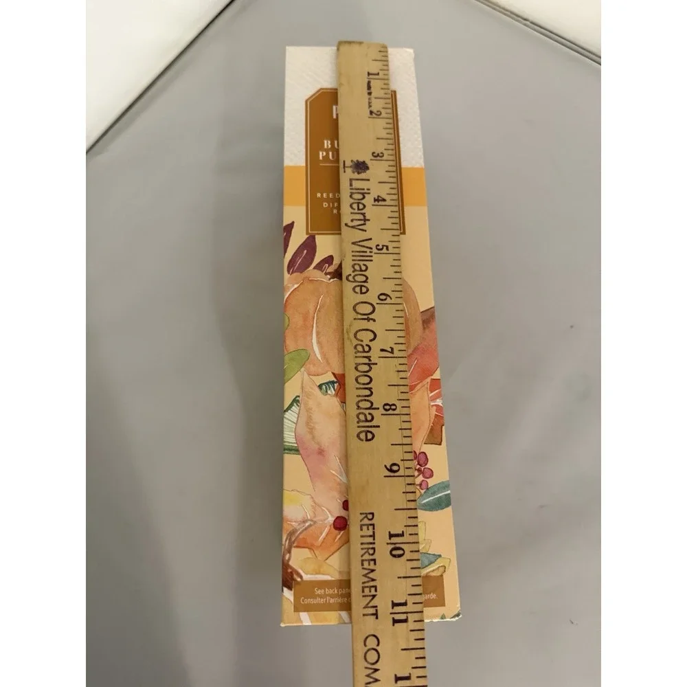 Pier 1 Imports Butter Pumpkin Reed Diffuser Home Fragrance Oil 8 oz NIB